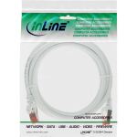 InLine Patchkabel, S/FTP (PiMf), Cat.6, halogenfrei, Kupfer, weiß, 2m