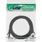 InLine Patchkabel, S/FTP (PiMf), Cat.6, halogenfrei, Kupfer, schwarz, 3m