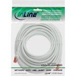InLine Patchkabel, S/FTP (PiMf), Cat.6, halogenfrei, Kupfer, weiß, 7,5m