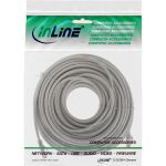 InLine Patchkabel, S/FTP (PiMf), Cat.6, halogenfrei, Kupfer, grau, 50m