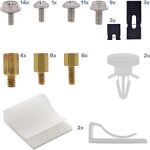 InLine Schraubenset, mit Jumper, Klebeklipp etc.