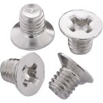 InLine Schraubenset, f. 2,5" HDD/SSD, 3mm, flacher Senkkopf, silber 100er Pack