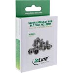 10er Pack InLine Schraubenset, für M.2 SSD, M2x3mm