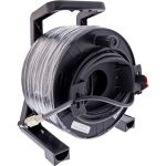 InLine Netzwerk-Kabeltrommel Outdoor, Cat.6A PUR RJ45, 50m, schwarz