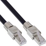 InLine Netzwerk-Kabeltrommel Outdoor, Cat.6A PUR RJ45, 90m, schwarz