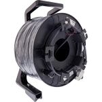 InLine Netzwerk-Kabeltrommel Outdoor, Cat.6A RJ45 HARTING, 90m, schwarz