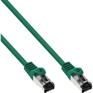 InLine Patchkabel, S/FTP (PiMf), Cat.8.1, 2000MHz, halogenfrei, grün, 10m