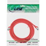 InLine Patchkabel, S/FTP (PiMf), Cat.8.1, 2000MHz, halogenfrei, rot, 10m