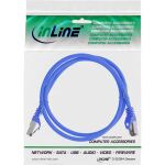 InLine Patchkabel, S/FTP (PiMf), Cat.8.1, 2000MHz, halogenfrei, blau, 2m