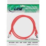 InLine Patchkabel, S/FTP (PiMf), Cat.8.1, 2000MHz, halogenfrei, rot, 2m
