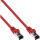 InLine Patchkabel, S/FTP (PiMf), Cat.8.1, 2000MHz, halogenfrei, rot, 2m