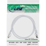 InLine Patchkabel, S/FTP (PiMf), Cat.8.1, 2000MHz, halogenfrei, weiß, 2m