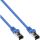 InLine Patchkabel, S/FTP (PiMf), Cat.8.1, 2000MHz, halogenfrei, blau, 3m
