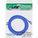 InLine Patchkabel, S/FTP (PiMf), Cat.8.1, 2000MHz, halogenfrei, blau, 5m