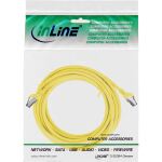 InLine Patchkabel, S/FTP (PiMf), Cat.8.1, 2000MHz, halogenfrei, gelb, 5m