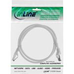 InLine Patchkabel, S/FTP (PiMf), Cat.8.1, 2000MHz, halogenfrei, grau, 1,5m