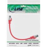 InLine Patchkabel, S/FTP (PiMf), Cat.8.1, 2000MHz, halogenfrei, rot, 0,25m