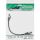 InLine Patchkabel, S/FTP (PiMf), Cat.8.1, 2000MHz, halogenfrei, schwarz, 0,25m