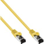 InLine Patchkabel, S/FTP (PiMf), Cat.8.1, 2000MHz, halogenfrei, gelb, 0,25m
