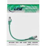 InLine Patchkabel, S/FTP (PiMf), Cat.8.1, 2000MHz, halogenfrei, grün, 0,3m