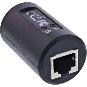InLine PoE Tester, Live-Testgerät für PoE/PoE+ nach IEEE 802.3af/at, RJ45