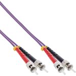 InLine LWL Duplex Kabel, ST/ST, 50/125µm, OM4, 15m