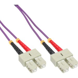 InLine LWL Duplex Kabel, SC/SC, 50/125µm, OM4, 1m