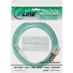 InLine LWL Duplex Kabel, LC/SC, 50/125µm, OM3, 15m