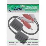 InLine Audio über RJ45 passiv, 2x Cinch Stecker / RJ45 Buchse, max. 50m