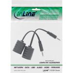 InLine Audio über RJ45 passiv, 2x Klinke 3,5mm Stecker / RJ45 Buchse, max. 50m,