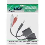 InLine Audio über RJ45 passiv, 2x Cinch 1x Klinke 3,5mm / RJ45 Buchse, max. 50m