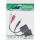 InLine Audio über RJ45 passiv, 2x Cinch 1x Klinke 3,5mm / RJ45 Buchse, max. 50m