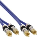 InLine Cinch Kabel AUDIO, PREMIUM, 2x Cinch Stecker /...
