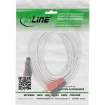 InLine Cinch Kabel, 2x Cinch, Stecker / Stecker, weiß / gold, 7m