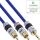 InLine Cinch/Klinke Kabel, PREMIUM, 2x Cinch Stecker an 3,5mm Klinke, 2m
