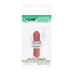 InLine LWL Keystone Snap-in Kupplung, Simplex ST/ST, multimode, Keramik-Hülse