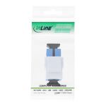 InLine LWL Keystone Snap-in Kupplung, Simplex SC/SC, singlemode, Keramik-Hülse