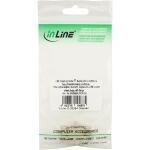 InLine LWL Kupplung, Duplex LC/LC, multimode, beige, Keramik-Hülse, zum Einbau