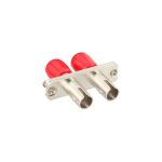InLine LWL Kupplung, Duplex ST/ST, Multimode, Keramik-Hülse, zum Einbau