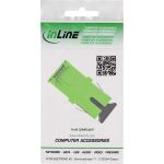 InLine LWL-Kupplung, Simplex SC/SC, singlemode, Keramik-Hülse, mit Shutter