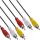 InLine Cinch Kabel, Audio/Video 3x Cinch, Stecker / Stecker, 2m