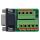 InLine Terminalblock D-Sub 9 Buchse, Federklemme, Schraubsicherung