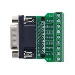 InLine Terminalblock D-Sub 9 Stecker, Schraubklemme, Schraubsicherung