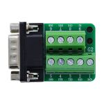 InLine Terminalblock D-Sub 9 Stecker, 2-reihig, Schraubklemme