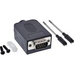 InLine D-Sub 9 Breakout-Terminalblock, Stecker, Schraubklemme, Rändelschraube