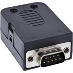 InLine D-Sub 9 Breakout-Terminalblock, Stecker, Schraubklemme, Rändelschraube