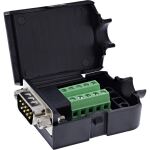 InLine D-Sub 9 Breakout-Terminalblock, Stecker, Schraubklemme