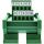 InLine D-Sub 9 Terminalblock, Buchse, Schraubklemme, Hutschiene