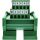 InLine D-Sub 9 Terminalblock, Stecker, Schraubklemme, Hutschiene