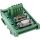 InLine D-Sub 9 Terminalblock, Buchse/Stecker, Schraubklemme, Hutschiene